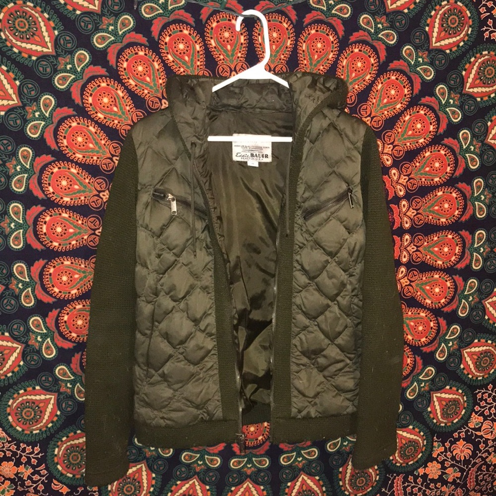 ✰ green eddie bauer jacket ✰